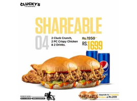 Clucky's Shareable Deal 4 For Rs.1699/-image-1163
